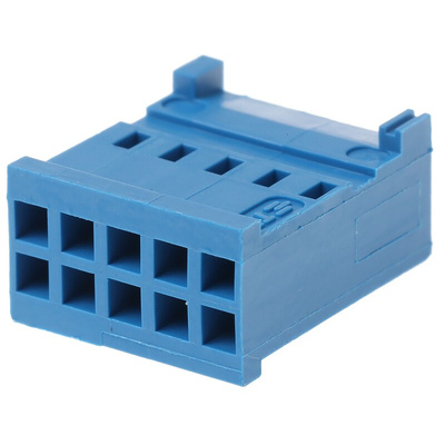 TE Connectivity, AMPMODU HE13/HE14 Female Connector Housing, 2.54mm Pitch, 10 Way, 2 Row