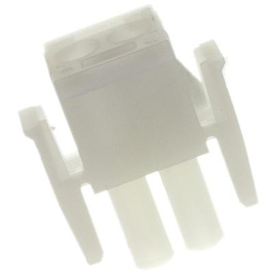 TE Connectivity, Universal MATE-N-LOK Male Connector Housing, 6.35mm Pitch, 2 Way, 1 Row