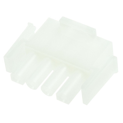 TE Connectivity, Universal MATE-N-LOK Male Connector Housing, 6.35mm Pitch, 4 Way, 1 Row