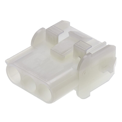 TE Connectivity, Universal MATE-N-LOK Female Connector Housing, 6.35mm Pitch, 3 Way, 1 Row