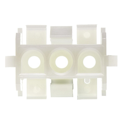 TE Connectivity, Universal MATE-N-LOK Female Connector Housing, 6.35mm Pitch, 3 Way, 1 Row