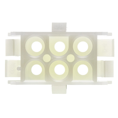 TE Connectivity, Universal MATE-N-LOK Female Connector Housing, 6.35mm Pitch, 6 Way, 2 Row