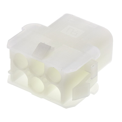 TE Connectivity, Universal MATE-N-LOK Female Connector Housing, 6.35mm Pitch, 6 Way, 2 Row