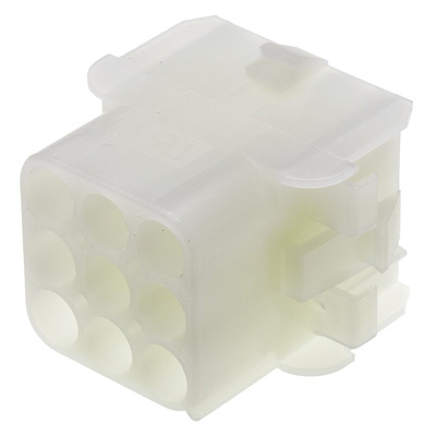 TE Connectivity, Universal MATE-N-LOK Female Connector Housing, 6.35mm Pitch, 9 Way, 3 Row