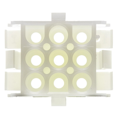 TE Connectivity, Universal MATE-N-LOK Female Connector Housing, 6.35mm Pitch, 9 Way, 3 Row