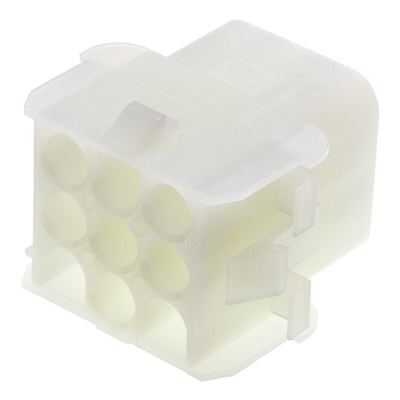 TE Connectivity, Universal MATE-N-LOK Female Connector Housing, 6.35mm Pitch, 9 Way, 3 Row