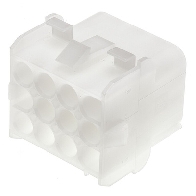 TE Connectivity, Universal MATE-N-LOK Female Connector Housing, 6.35mm Pitch, 12 Way, 3 Row