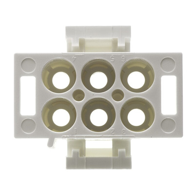 TE Connectivity, Universal MATE-N-LOK Male Connector Housing, 6.35mm Pitch, 6 Way, 2 Row