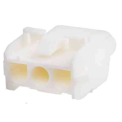 TE Connectivity, Universal MATE-N-LOK Female Connector Housing, 6.35mm Pitch, 3 Way, 1 Row