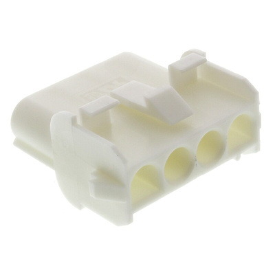 TE Connectivity, Universal MATE-N-LOK Female Connector Housing, 6.35mm Pitch, 4 Way, 1 Row
