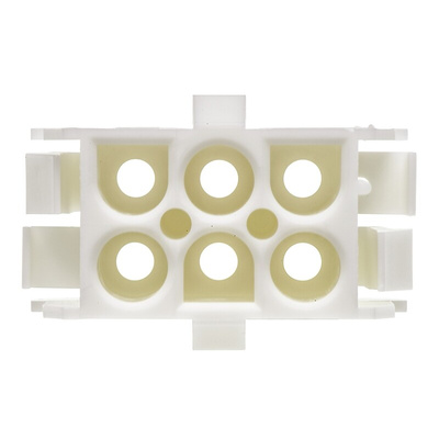 TE Connectivity, Universal MATE-N-LOK Female Connector Housing, 6.35mm Pitch, 6 Way, 2 Row