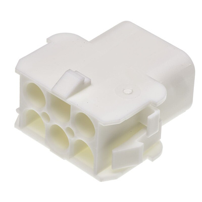 TE Connectivity, Universal MATE-N-LOK Female Connector Housing, 6.35mm Pitch, 6 Way, 2 Row