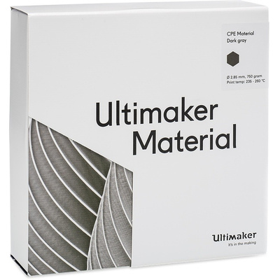 Ultimaker 2.85mm Grey CPE 3D Printer Filament, 750g