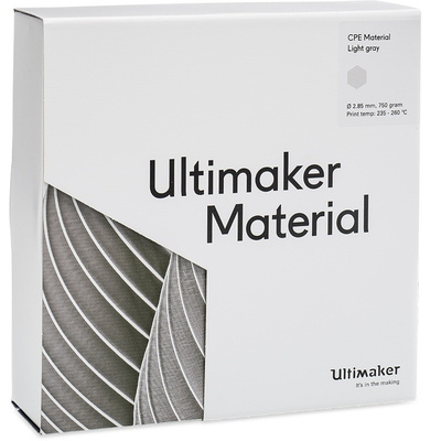 Ultimaker 2.85mm Grey CPE 3D Printer Filament, 750g