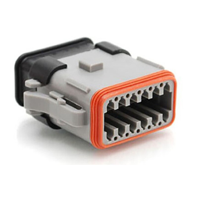 Amphenol Industrial, AT Automotive Connector Plug 12 Way, Crimp Termination