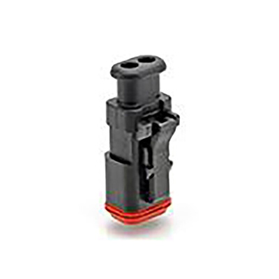 Amphenol Industrial, AT Automotive Connector Plug 2 Way, Crimp Termination
