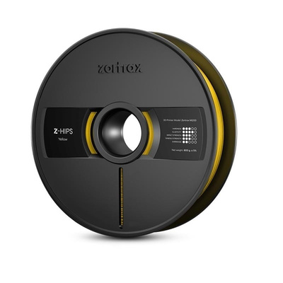 Zortrax 1.75mm Yellow HIPS 3D Printer Filament, 800g