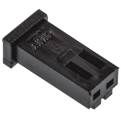 TE Connectivity, AMPMODU MOD II Female Connector Housing, 2.54mm Pitch, 2 Way, 1 Row