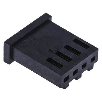 TE Connectivity, AMPMODU MOD II Female Connector Housing, 2.54mm Pitch, 4 Way, 1 Row