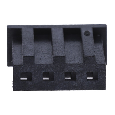 TE Connectivity, AMPMODU MOD II Female Connector Housing, 2.54mm Pitch, 4 Way, 1 Row