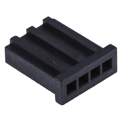 TE Connectivity, AMPMODU MOD II Female Connector Housing, 2.54mm Pitch, 4 Way, 1 Row