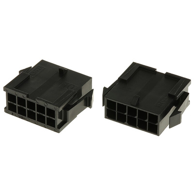 Molex, Micro-Fit 3.0 Male Connector Housing, 3mm Pitch, 10 Way, 2 Row