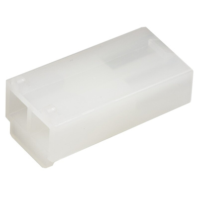 Molex, STANDARD .093" Male Connector Housing, 6.7mm Pitch, 2 Way, 1 Row