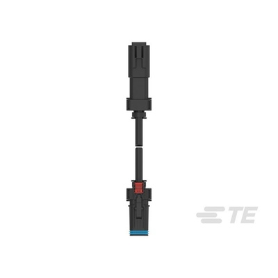 TE Connectivity, DT Automotive Connector Male to Female 2 Way, Crimp Termination