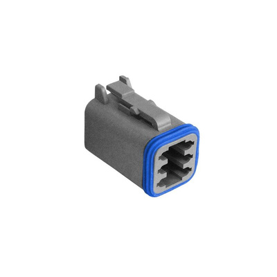 Bulgin, PX0105 Connector Housing Plug 6 Way, Crimp Termination