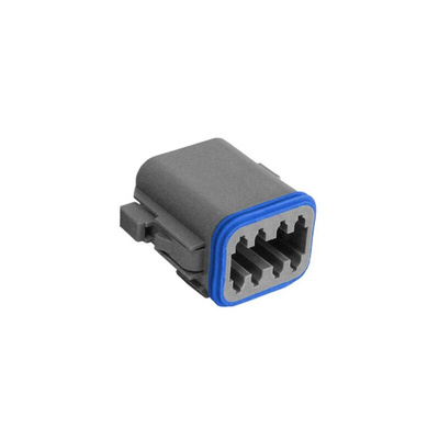 Bulgin, PX0105 Connector Housing Plug 8 Way, Crimp Termination
