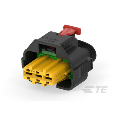 TE Connectivity, AMP MPC 2.8 Automotive Connector Socket 3 Way, Cable Termination