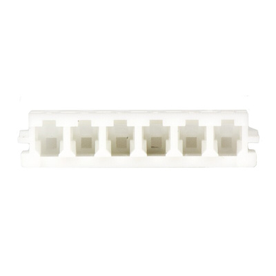 JST, EH Female Connector Housing, 2.5mm Pitch, 6 Way, 1 Row