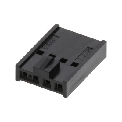 Molex, 90156 Female Connector Housing, 2.54mm Pitch, 4 Way, 1 Row