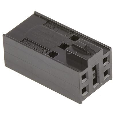 Molex, C-Grid III Female Connector Housing, 2.54mm Pitch, 6 Way, 2 Row