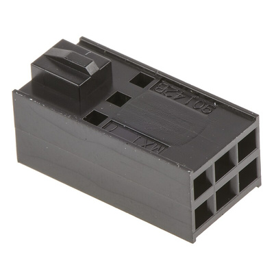 Molex, C-Grid III Female Connector Housing, 2.54mm Pitch, 6 Way, 2 Row