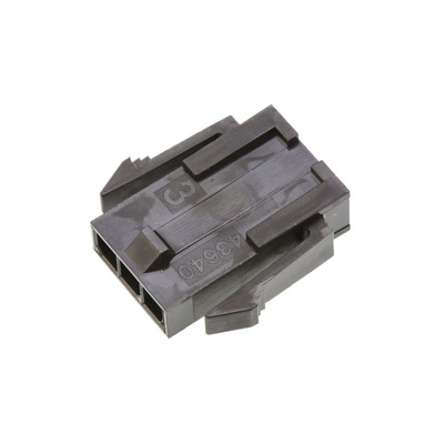 Molex, Micro-Fit 3.0 Male Connector Housing, 3mm Pitch, 3 Way, 1 Row