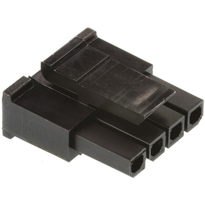 Molex, Micro-Fit 3.0 Receptacle Connector Housing, 3mm Pitch, 4 Way, 1 Row