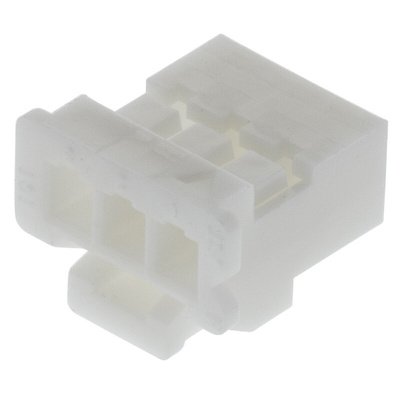 JST, PA Female Connector Housing, 2mm Pitch, 3 Way, 1 Row