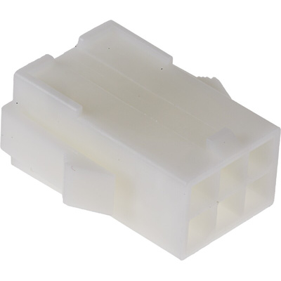 TE Connectivity, Mini-Universal MATE-N-LOK Female Connector Housing, 4.2mm Pitch, 6 Way, 2 Row