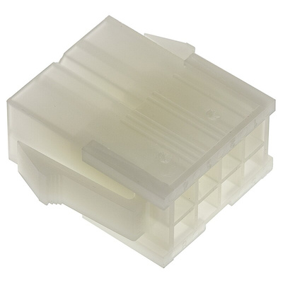 Molex, Mini-Fit Jr Male Connector Housing, 4.2mm Pitch, 8 Way, 2 Row