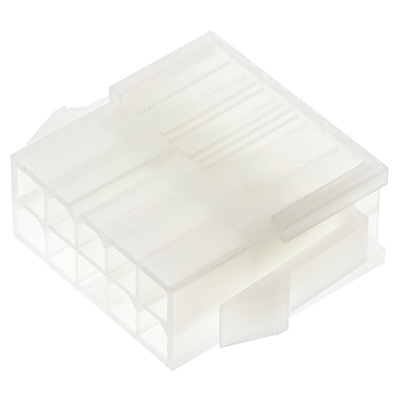 Molex, Mini-Fit Jr Male Connector Housing, 4.2mm Pitch, 10 Way, 2 Row
