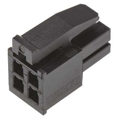 TE Connectivity, Micro MATE-N-LOK Female Connector Housing, 3mm Pitch, 4 Way, 2 Row