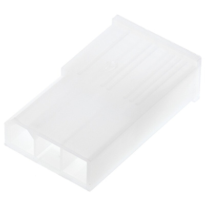 Molex, Mini-Fit Jr Male Connector Housing, 4.2mm Pitch, 3 Way, 1 Row