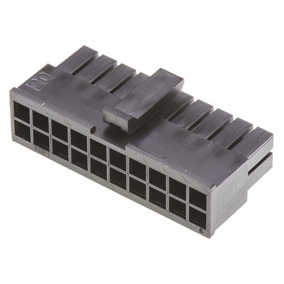 Molex, Micro-Fit 3.0 Female Connector Housing, 3mm Pitch, 20 Way, 2 Row