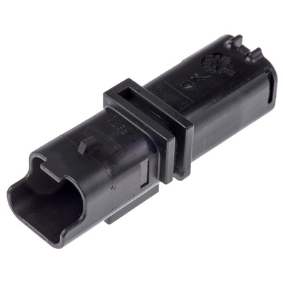 Delphi, 211PL Male Connector Housing, 3.33mm Pitch, 2 Way, 1 Row