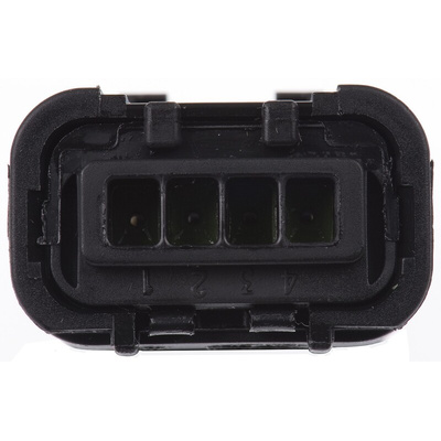 Delphi, 211PL Female Connector Housing, 3.33mm Pitch, 4 Way, 1 Row