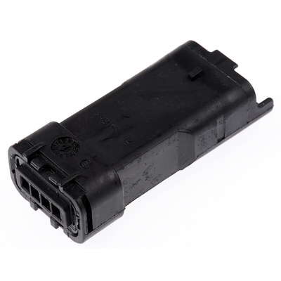 Delphi, 211PL Female Connector Housing, 3.33mm Pitch, 4 Way, 1 Row