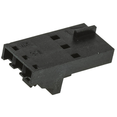 Molex, SL Female Connector Housing, 2.54mm Pitch, 3 Way, 1 Row