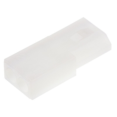 Molex, STANDARD .062" Female Connector Housing, 3.68mm Pitch, 2 Way, 1 Row