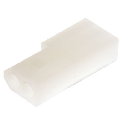 Molex, STANDARD .062" Female Connector Housing, 3.68mm Pitch, 2 Way, 1 Row